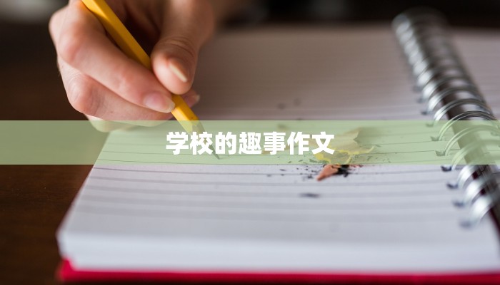 学校的趣事作文